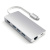 USB- концентратор Satechi Aluminum Multi-Port Adapter V2. Интерфейс USB-C,3 порта USB 3.0 1 порт 4К 